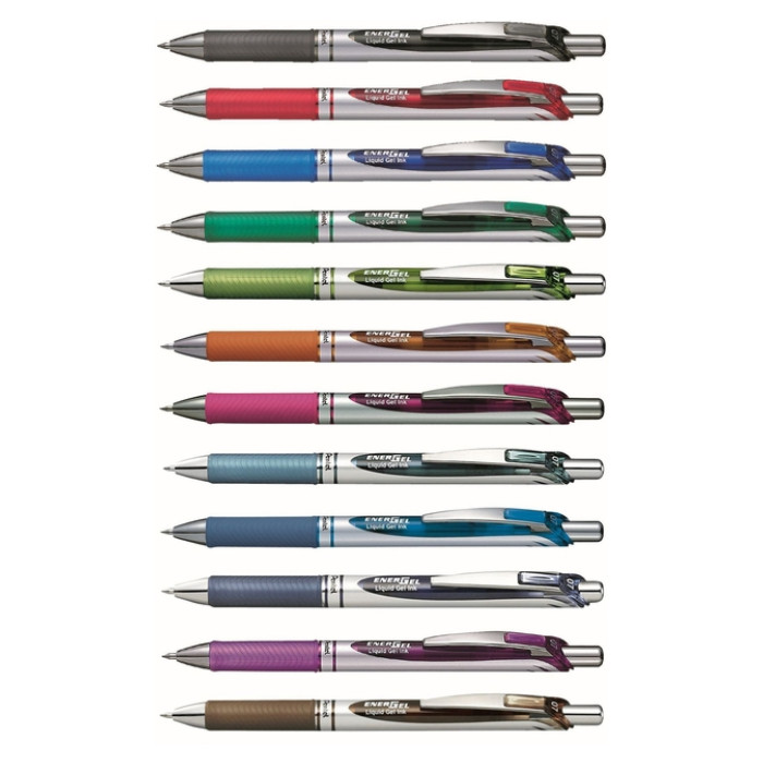Gelschrijver Pentel BL77 Energel medium zwart
