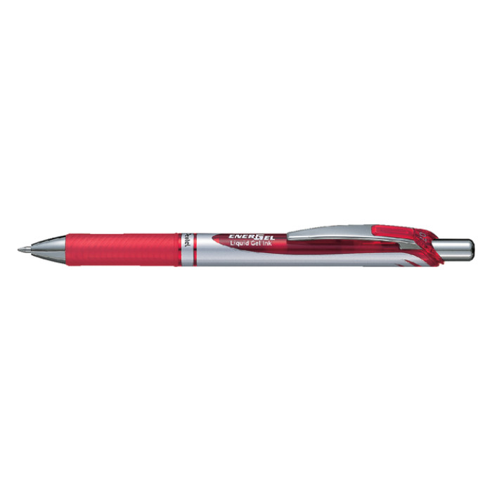 Gelschrijver Pentel BL77 Energel medium rood