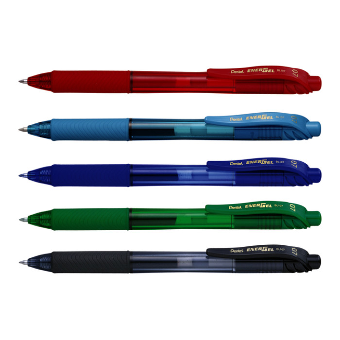 Gelschrijver Pentel BL107 Energel-X medium blauw