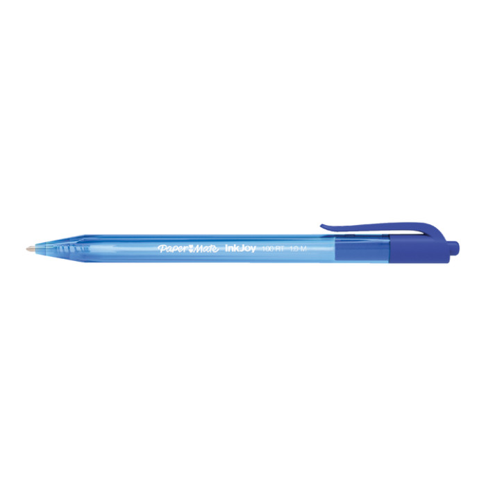 Balpen Paper Mate Inkjoy 100RT medium blauw