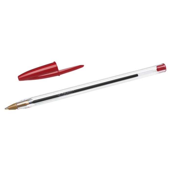 Balpen Bic Cristal medium rood