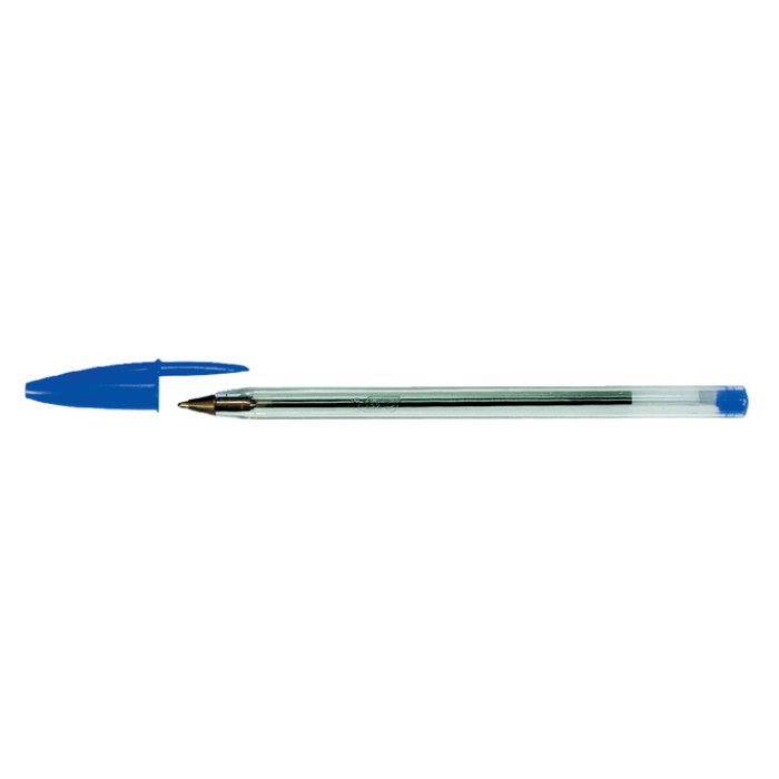 Balpen Bic Cristal medium blauw doos à  90+10 gratis