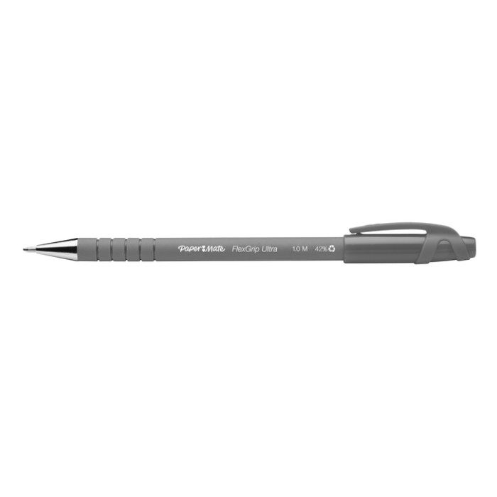 Balpen Paper Mate Flexgrip Ultra stick medium zwart
