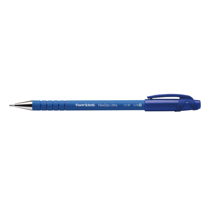 Balpen Paper Mate Flexgrip Ultra stick medium blauw