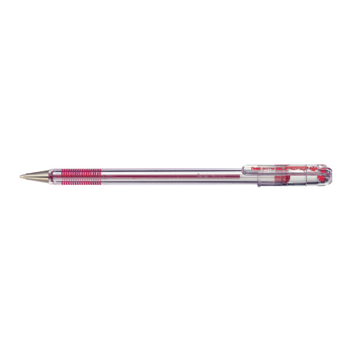 Balpen Pentel BK77 fijn rood