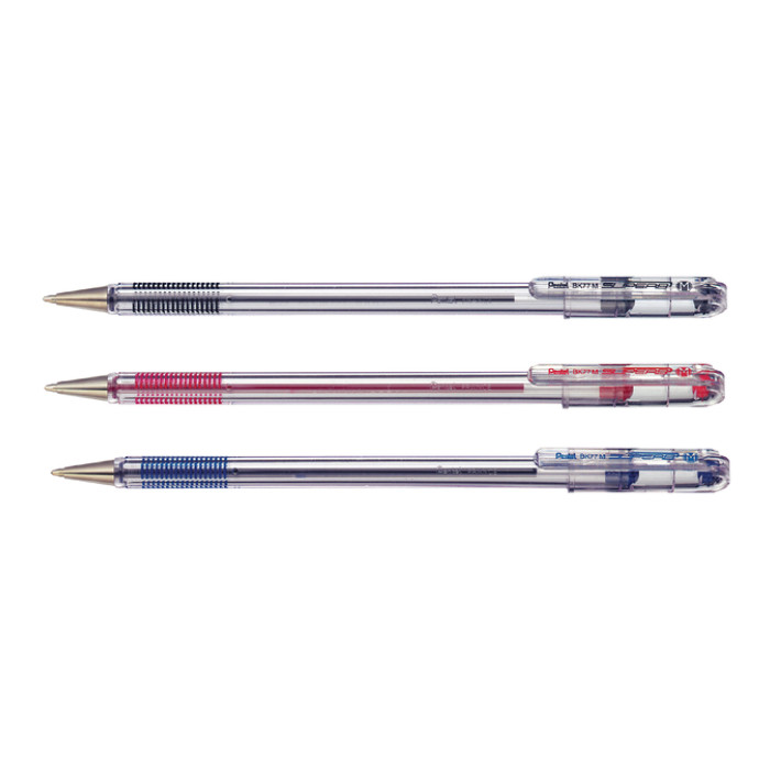 Balpen Pentel BK77 fijn blauw