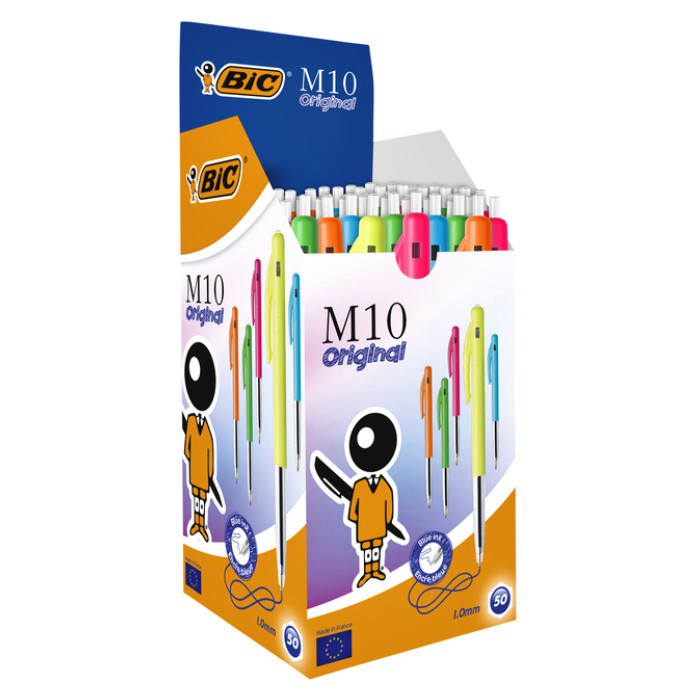 Balpen Bic M10 Colors Limited Edition medium assorti