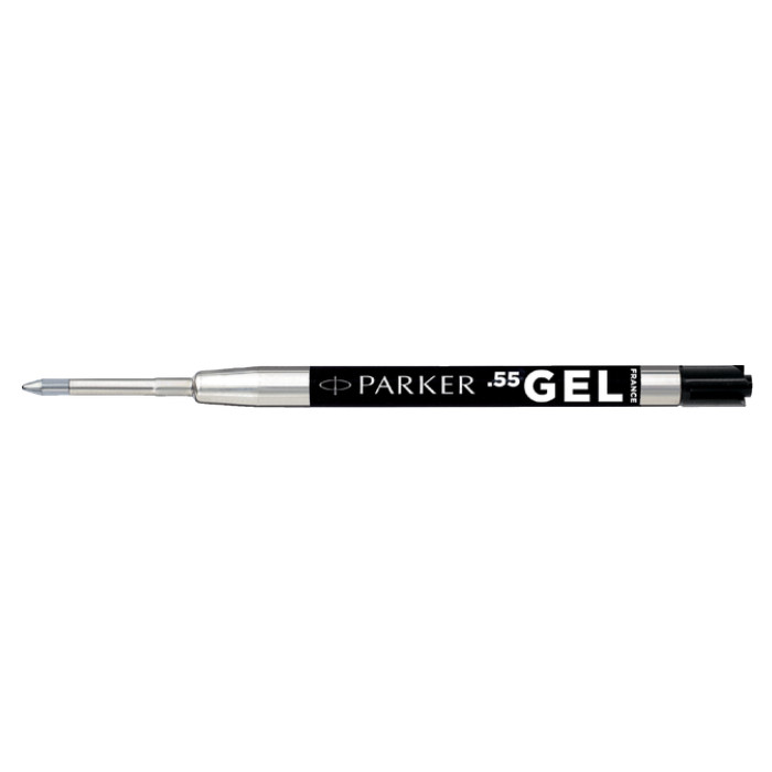 Gelschrijvervulling Parker Quink fijn zwart blister à 1 stuk