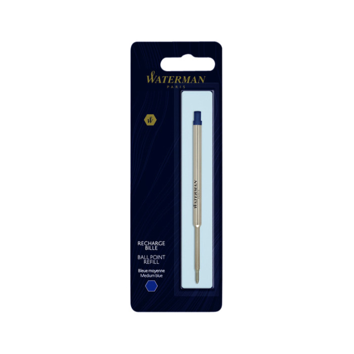 Balpenvulling Waterman medium blauw blister à 1 stuk