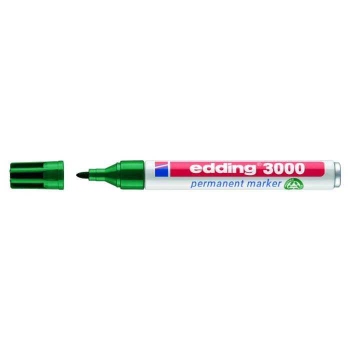 Viltstift edding 3000 rond 1.5-3mm groen