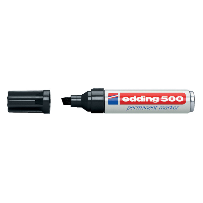 Viltstift edding 500 schuin 2-7mm zwart
