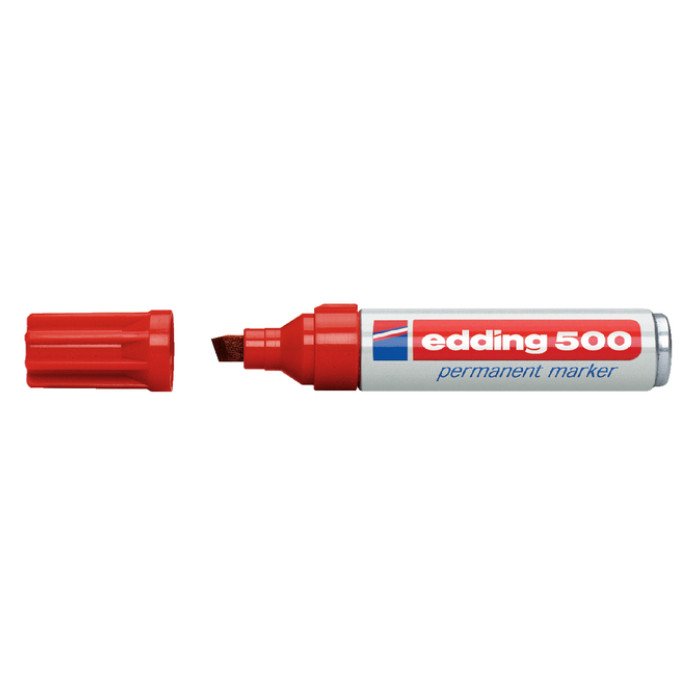Viltstift edding 500 schuin 2-7mm rood