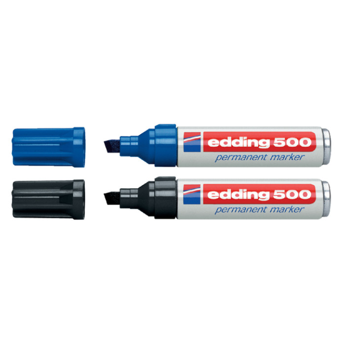 Viltstift edding 500 schuin  2-7mm assorti doos à 10 stuks
