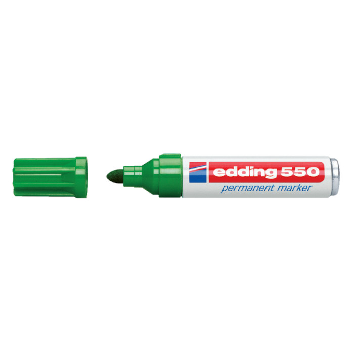 Viltstift edding 550 rond 3-4mm groen