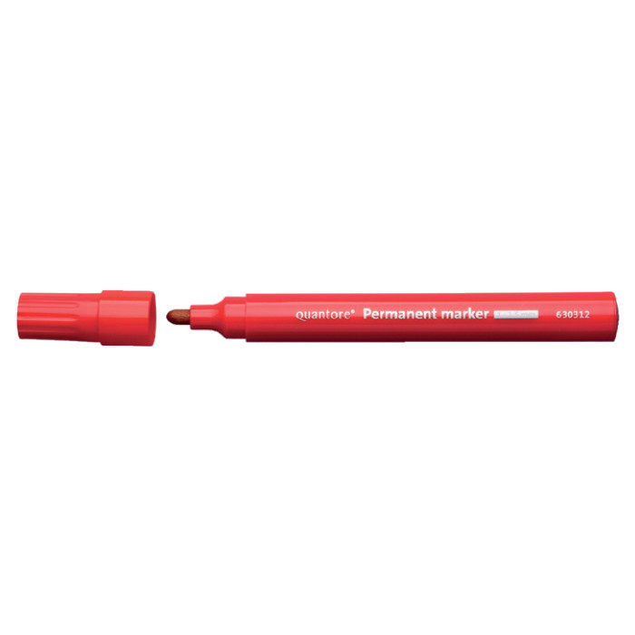 Permanent marker Quantore rond 1-1.5mm rood