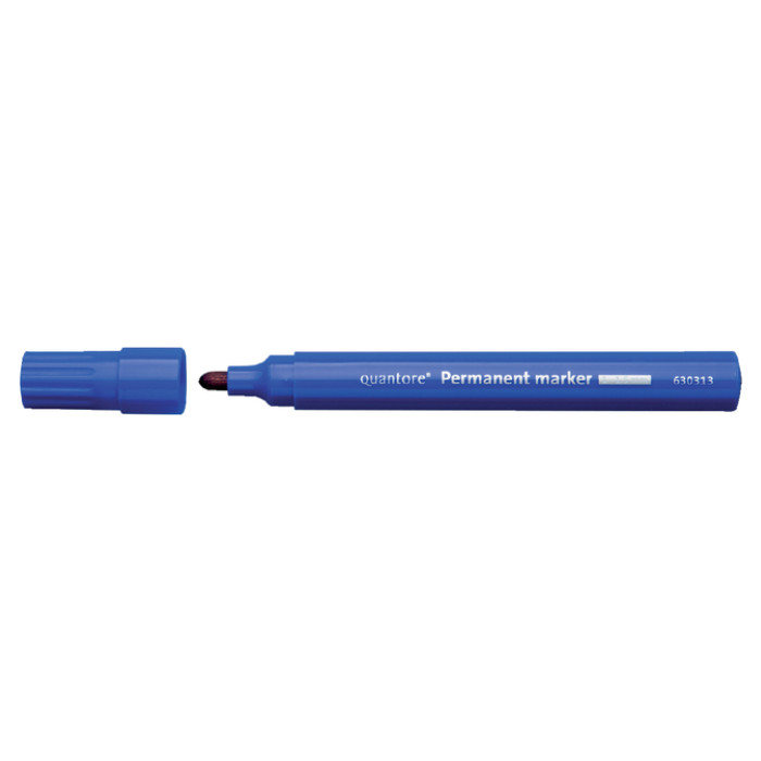 Permanent marker Quantore rond 1-1.5mm blauw