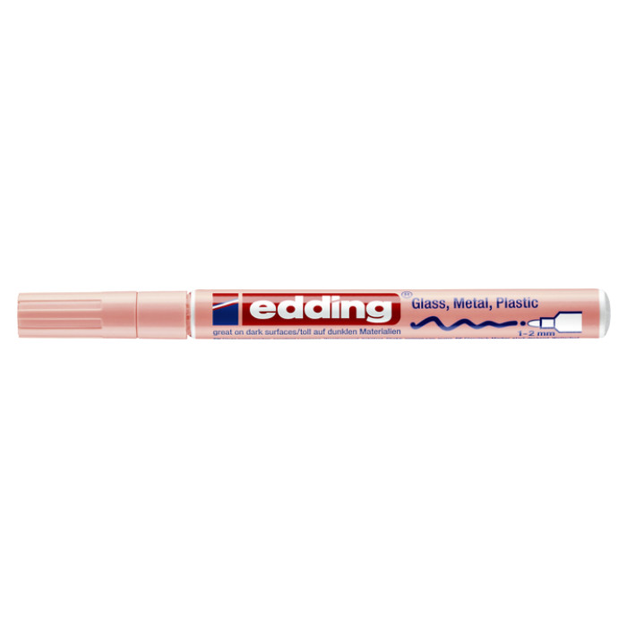 Paintmarker edding 751 op oliebasis 1-2mm pastel roze