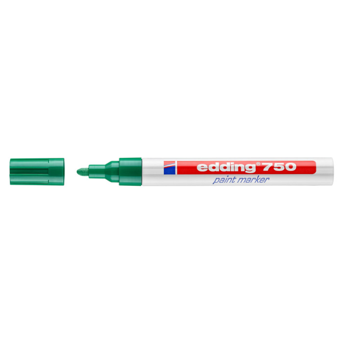 Paintmarker edding 750 op oliebasis 2-4mm groen