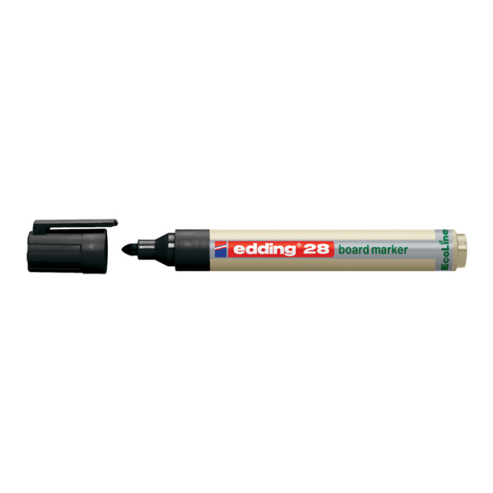 Whiteboardmarker edding 28 EcoLine rond 1.5-3mm zwart