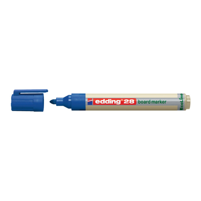 Whiteboardmarker edding 28 EcoLine rond 1.5-3mm blauw