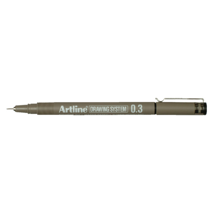 Fineliner Artline technisch 0.3mm zwart