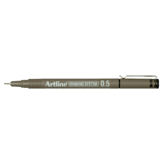 Fineliner Artline technisch 0.5mm zwart
