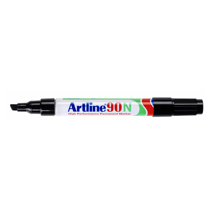 Viltstift Artline 90 schuin 2-5mm zwart