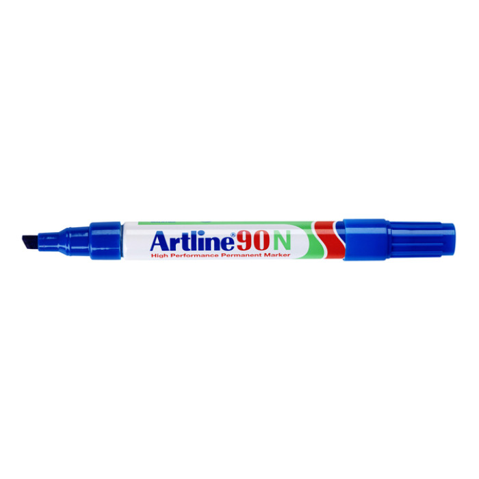 Viltstift Artline 90 schuin 2-5mm blauw