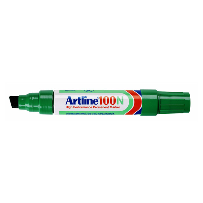 Viltstift Artline 100 schuin 7.5-12mm groen