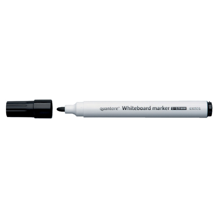 Whiteboardmarker Quantore rond 1-1.5mm zwart