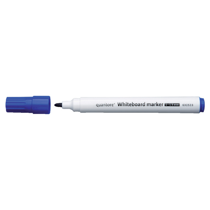 Whiteboardmarker Quantore rond 1-1.5mm blauw