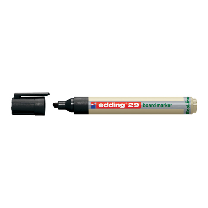 Whiteboardmarker edding 29 EcoLine schuin 1-5mm zwart
