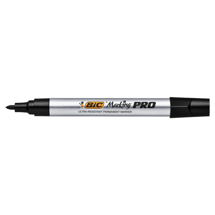 Viltstift Bic Pro rond medium zwart