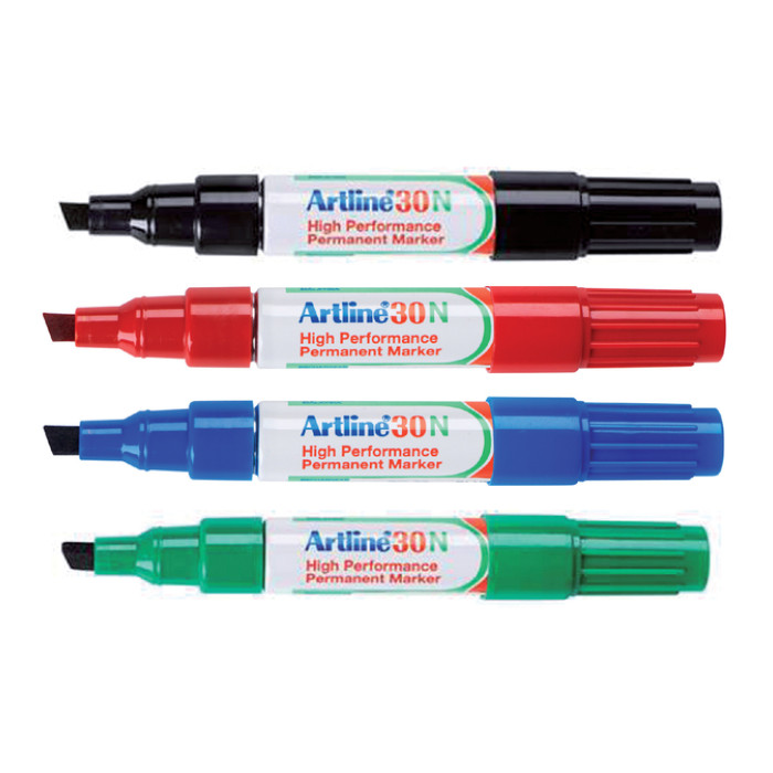 Viltstift Artline 30 schuin 2-5mm rood