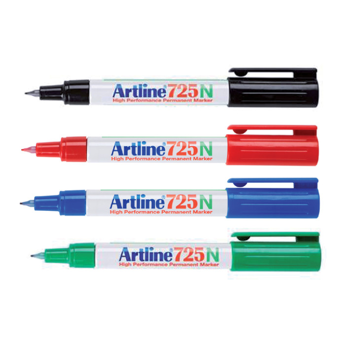 Fineliner Artline 725 rond fijn groen