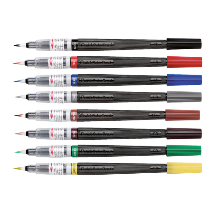 Brushpen Pentel XGFL-101X zwart