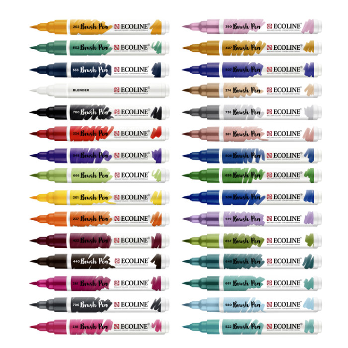 Brushpen Talens Ecoline blender 1 stuk