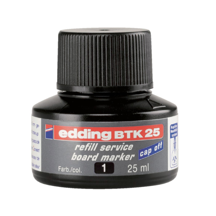 Viltstiftinkt edding BTK25 voor whiteboard zwart