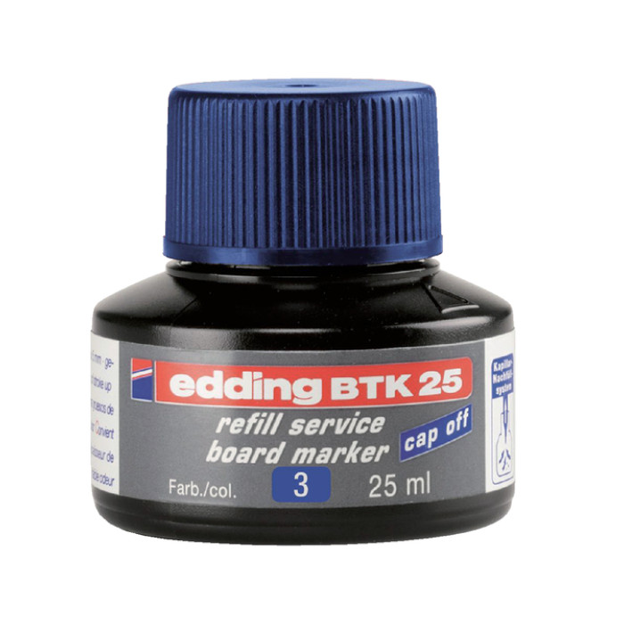 Viltstiftinkt edding BTK25 voor whiteboard blauw