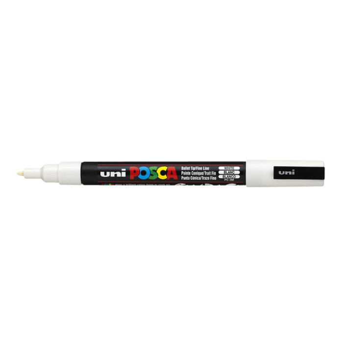 Paintmarker Uni POSCA PC3M fijn wit