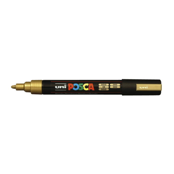 Paintmarker Uni POSCA PC5M medium goud