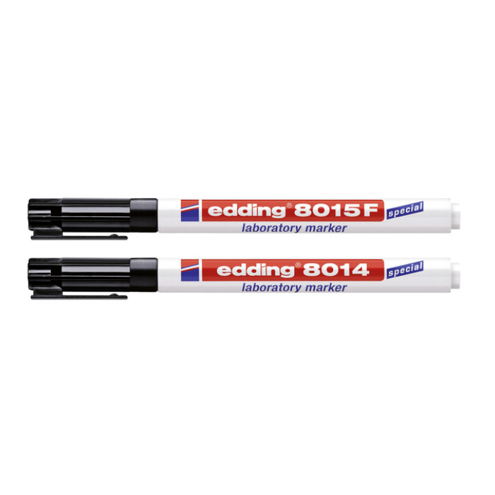 Viltstift edding 8014 laboratorium rond 1mm zwart