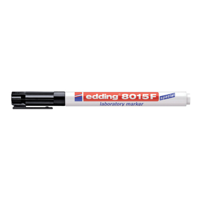 Viltstift edding 8015 laboratorium rond 0.75mm zwart