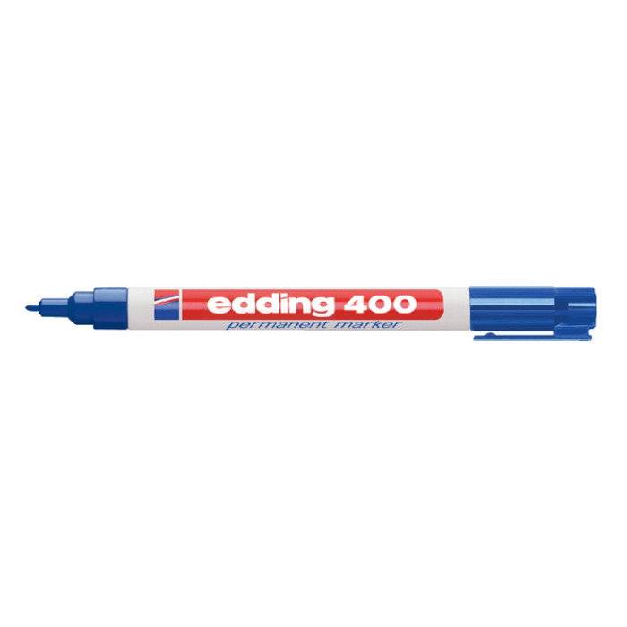 Viltstift edding 400 rond 1mm blauw
