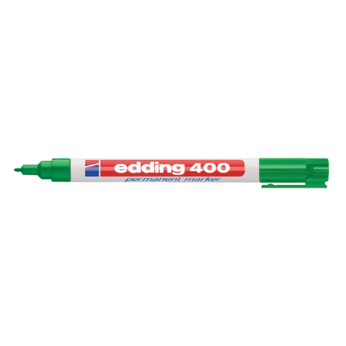 Viltstift edding 400 rond 1mm groen