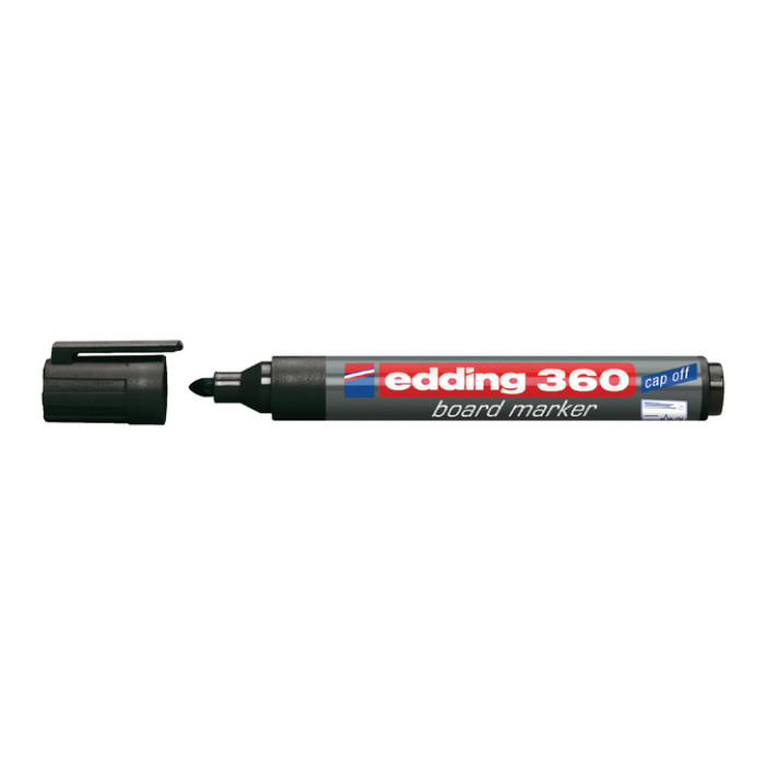 Whiteboardmarker edding 360 rond 1.5-3mm zwart