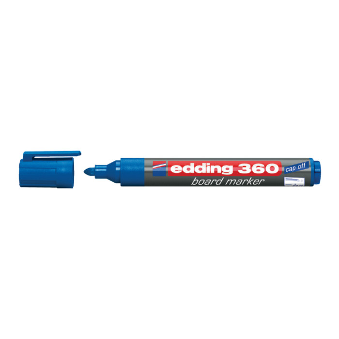 Whiteboardmarker edding 360 rond 1.5-3mm blauw