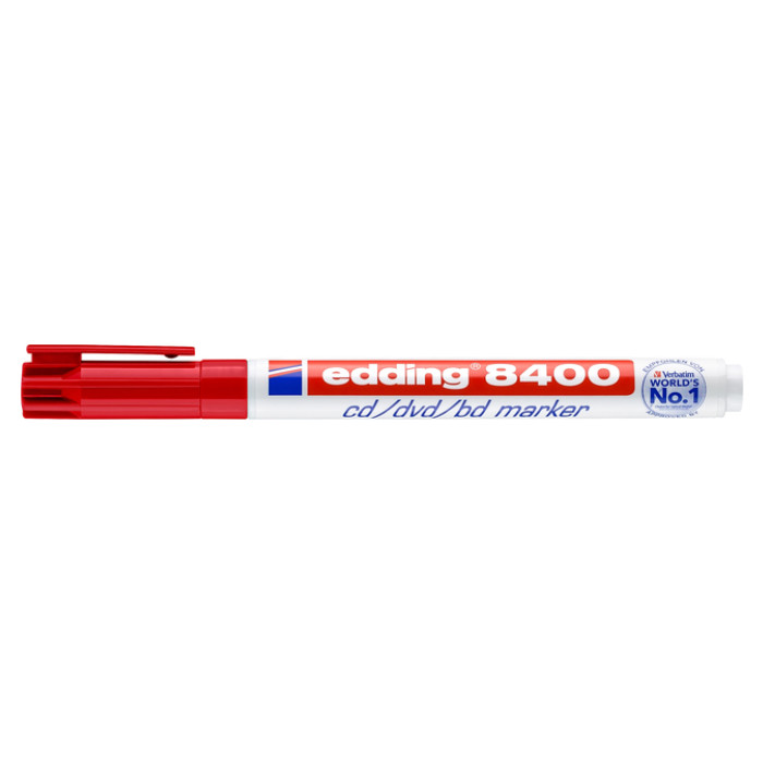 Cd marker edding 8400 rond 0.5-1.0mm rood
