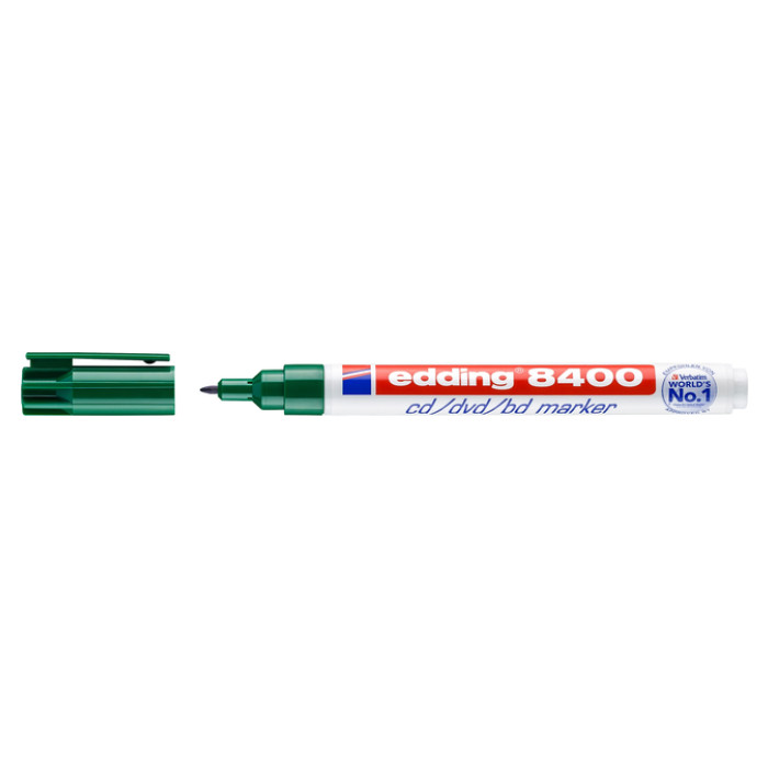 Cd marker edding 8400 rond 0.5-1.0mm groen
