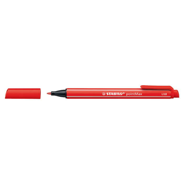 Viltstift STABILO pointMax 488/48 karmijnrood